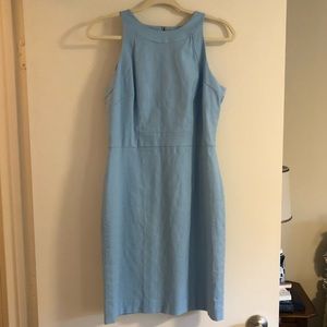 Ann Taylor Baby Blue Sheath Dress NWT